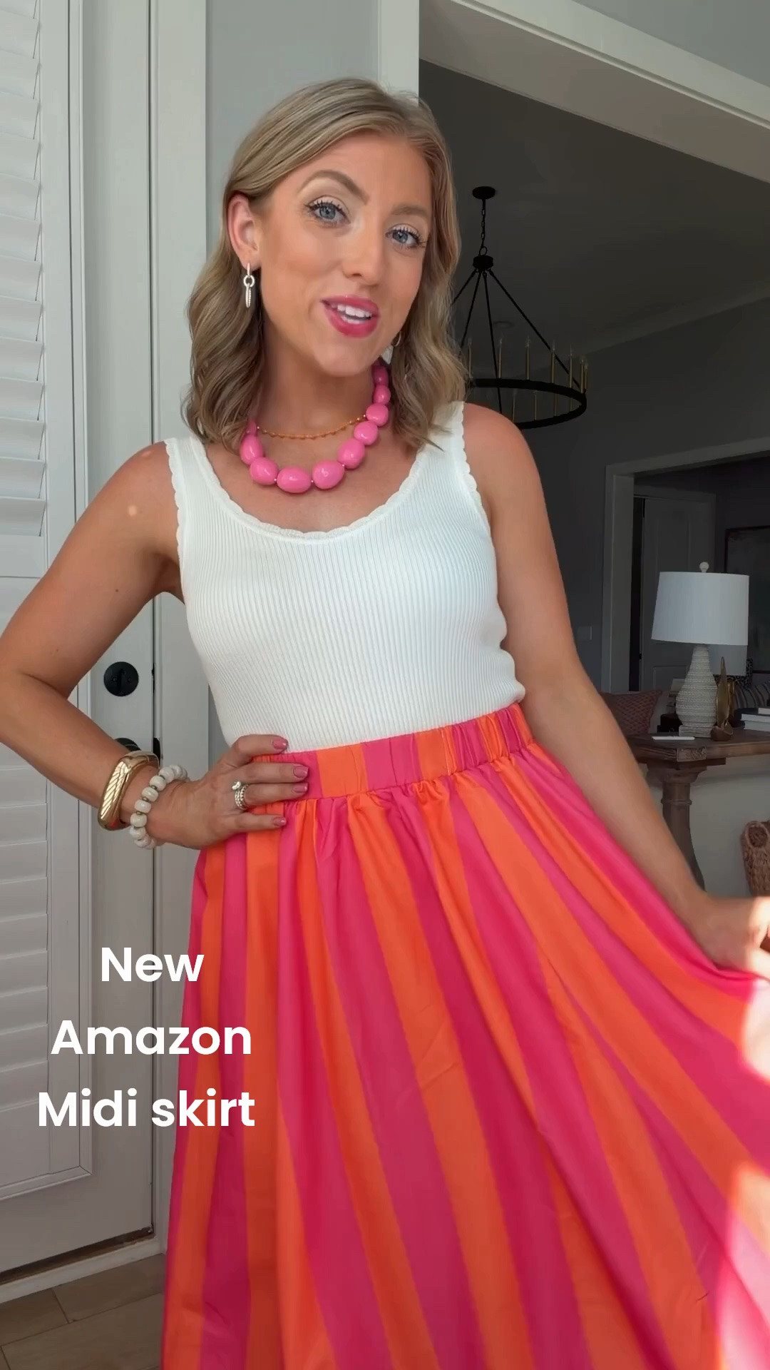 Bring on all the bright summer colors! 🩷🧡 This vibrant striped maxi skirt paired with a classic white tank creates the happiest outfit for summer. It’s lightweight, comfortable, and makes such a fun statement while still being incredibly easy to wear.

Whether you’re headed on vacation, to brunch, a summer festival, or date night, this colorful Amazon outfit is guaranteed to brighten your day. Add bold accessories for an extra pop of color!

If you’re shopping for colorful summer outfits, maxi skirts, vacation outfits, Amazon fashion finds, or resort wear, don’t miss this one!

#AmazonFashion #ColorfulStyle #MaxiSkirt #SummerOutfit #VacationStyle #BrightColors #AmazonFinds #SummerOOTD #ResortWear #WeekendStyle #FashionInspo #SummerFashion

#LTKootd #LTKPetite