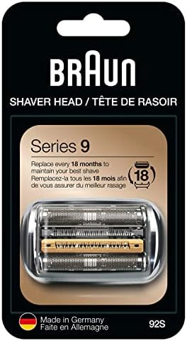 Series 9 Men's Electric Shaver Head ORIGINAL Replacement Blade, Silver 92S | Amazon (US)