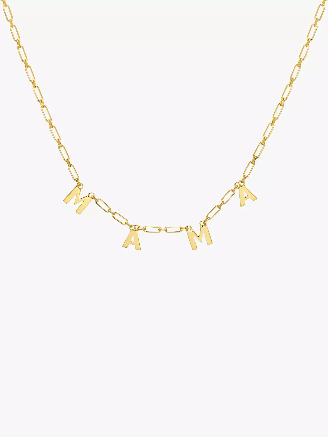 Lola Rose Curio Mama Chain Necklace, Gold | John Lewis (UK)