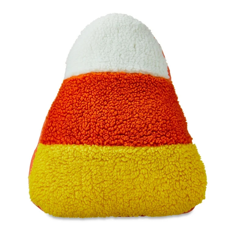 Candy Corn Decorative Pillow, Orange & Yellow, 12" x 4.5", Halloween by Way To Celebrate - Walmar... | Walmart (US)