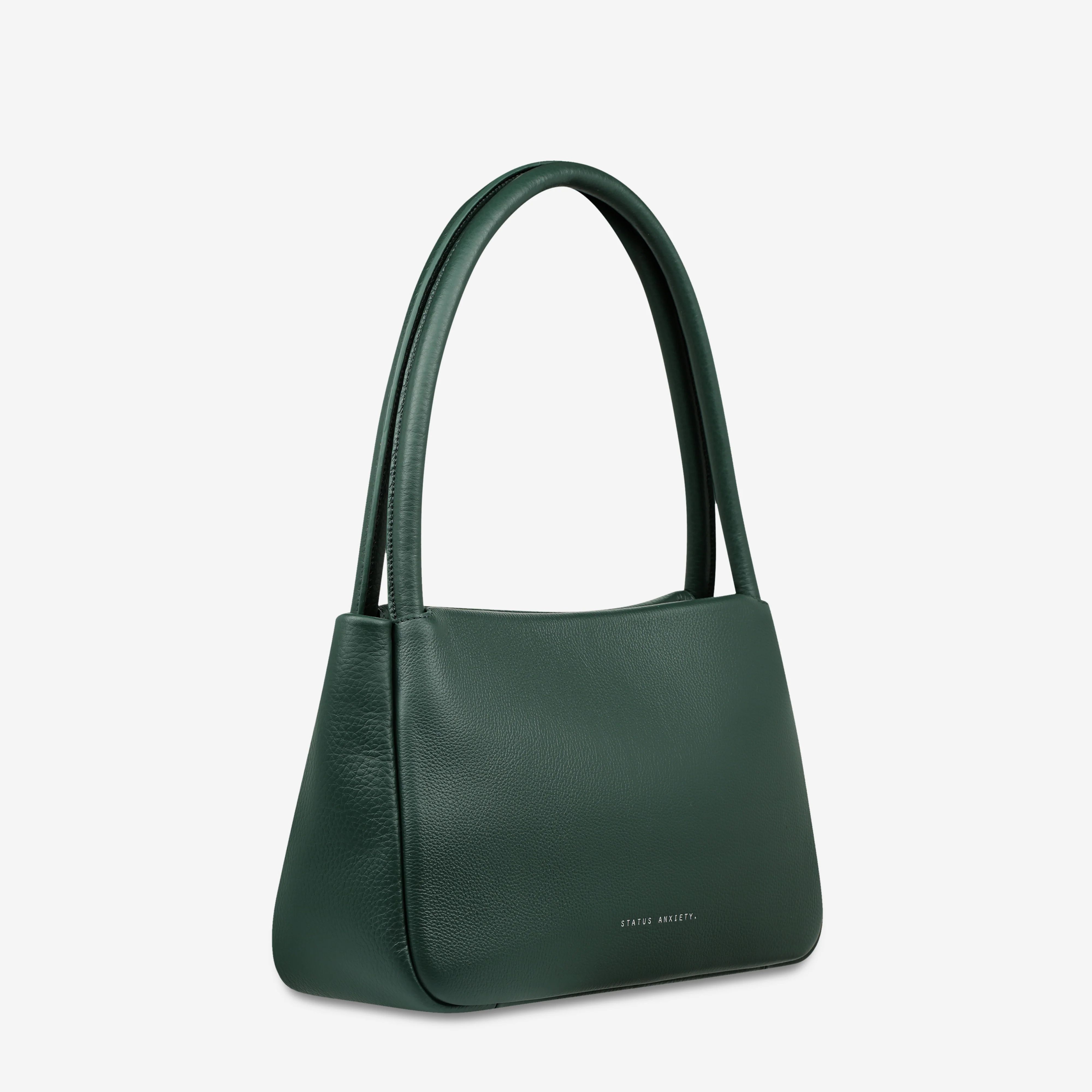 Light Of Day Women's Green Leather Handbag | Status Anxiety® | Status Anxiety 