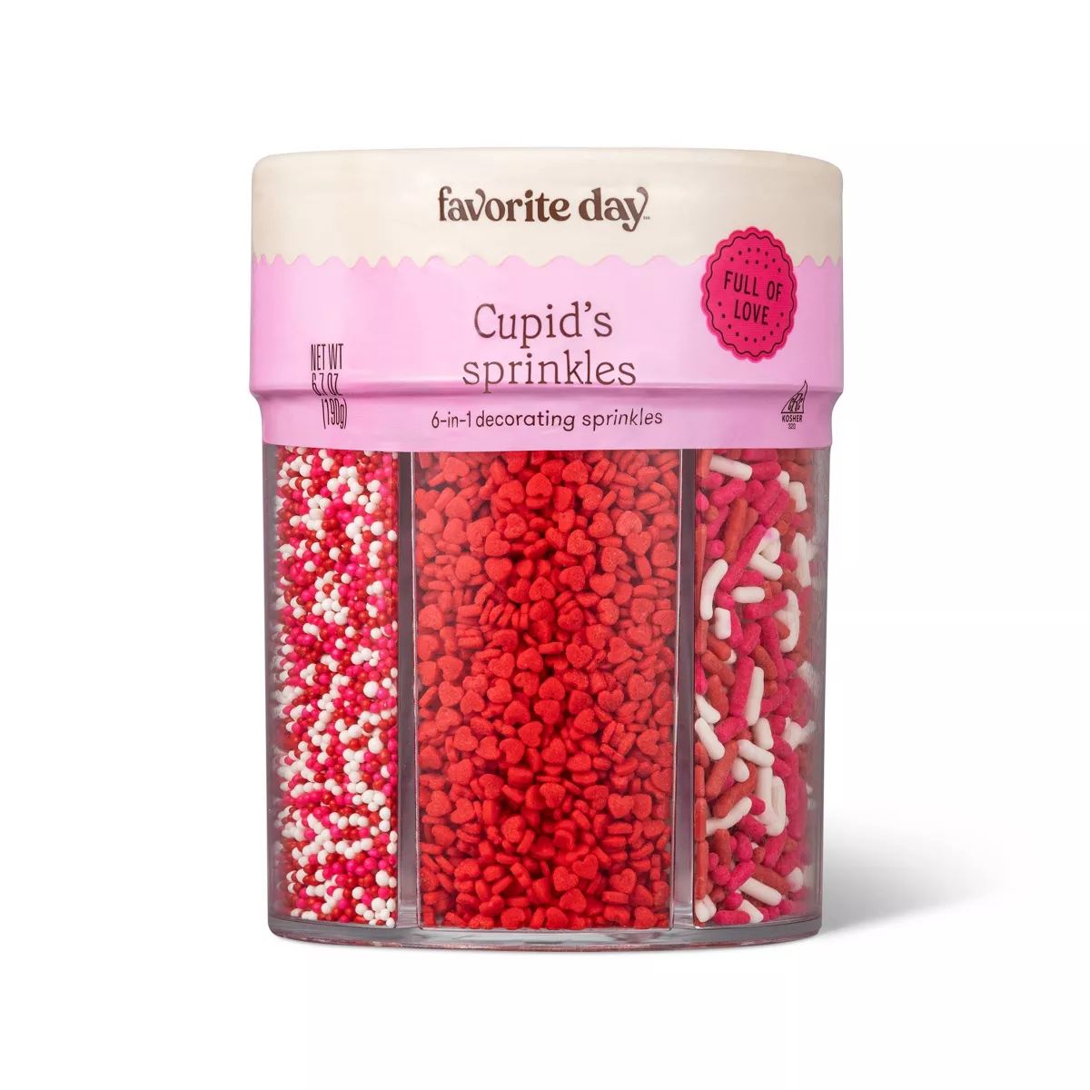 Valentines Six Cell Sprinkles - 6.7oz - Favorite Day™ | Target