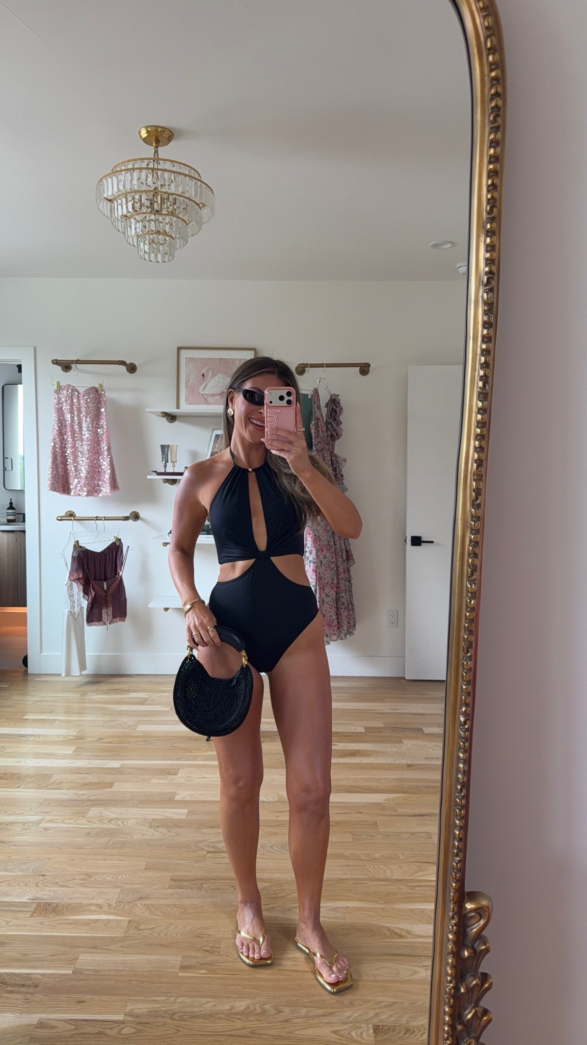 Cupshe black halter key hole cutout one piece swimsuit ☀️🌺 use code chic for 15% off sitewide on orders $70+ and 20% off sitewide on orders $135+


I’m 5’4” and wearing size medium 
• i sized up to a medium in all one piece swimsuits

Summer Vacation, Beach, Poolside, Swimsuit, One piece, Bikini, Coverup, Destination, resortwear, resort outfits, vacation outfits, vacation swimwear, beach vacation swimwear, summer vacation outfits, tropical vacation outfits, vacation outfit ideas

#LTKTravel #LTKSwim #LTKootd