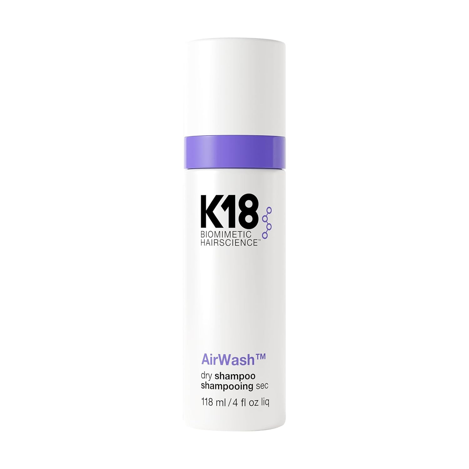 K18 AirWash™ Dry Shampoo, Non-Aerosol, Balances Scalp & Controls Excess Oil Production | Amazon (US)