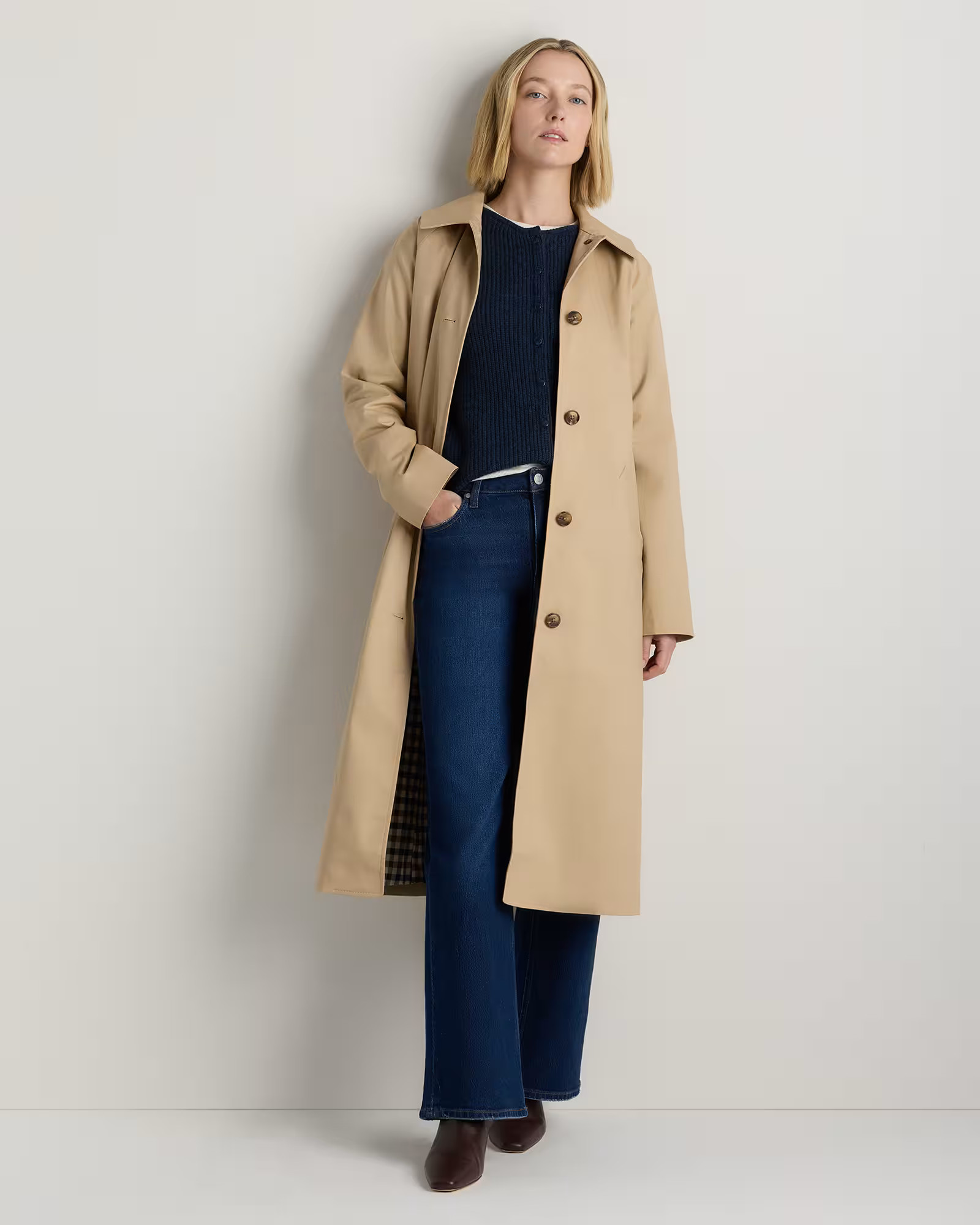 Comfort Stretch Mac Coat | Quince