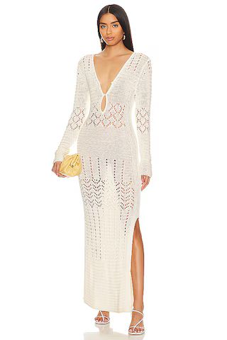 Solid & Striped The Lucinda Dress in Brule from Revolve.com | Revolve Clothing (Global)