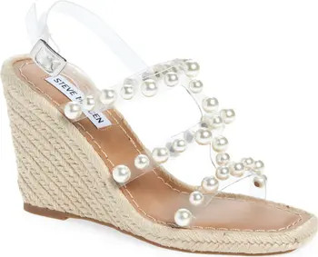 Upright Strappy Embellished Slingback Wedge Sandal | Nordstrom