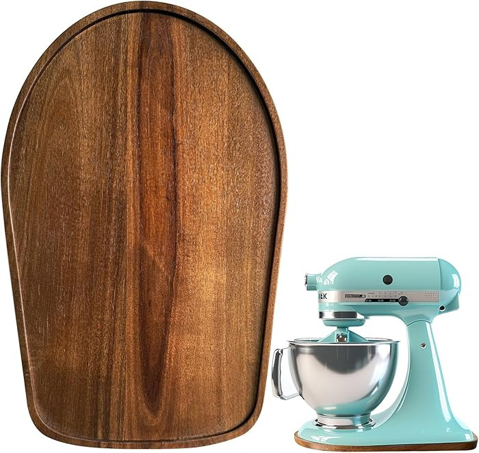 Acacia Wood Mixer Slider Mat for Kitchen Aid 4.5-5 Qt Tilt-Head Stand Mixer Kitchen Appliance Sli... | Amazon (US)