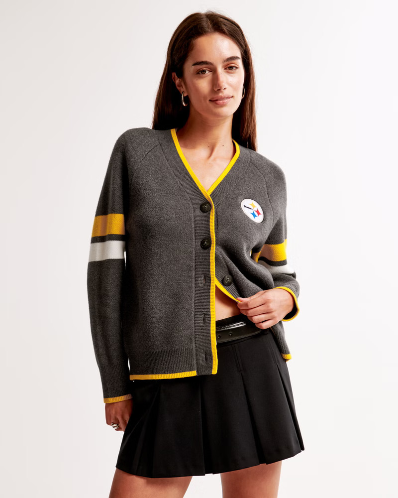 Pittsburgh Steelers LuxeLoft Cardigan | Abercrombie & Fitch (US)