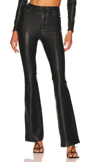 Kaida Leather Pant in Black | Revolve Clothing (Global)