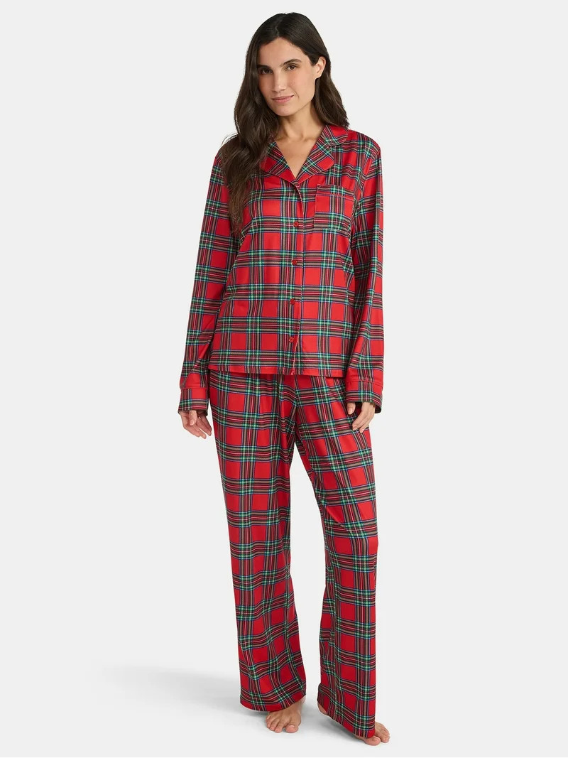 Martha Stewart Everyday Women's Pajama Set, 2-Piece, Sizes S-XXL | Walmart (US)