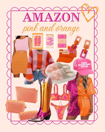 Amazon pink and orange favorites!! 

#LTKGiftGuide #LTKstyletip #LTKfindsunder100