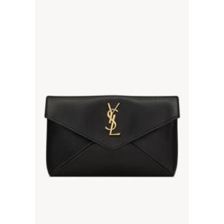 Saint Laurent Cassandre Small Envelope Pouch in Lambskin  | Bloomingdale's Handbags | Bloomingdale's (US)