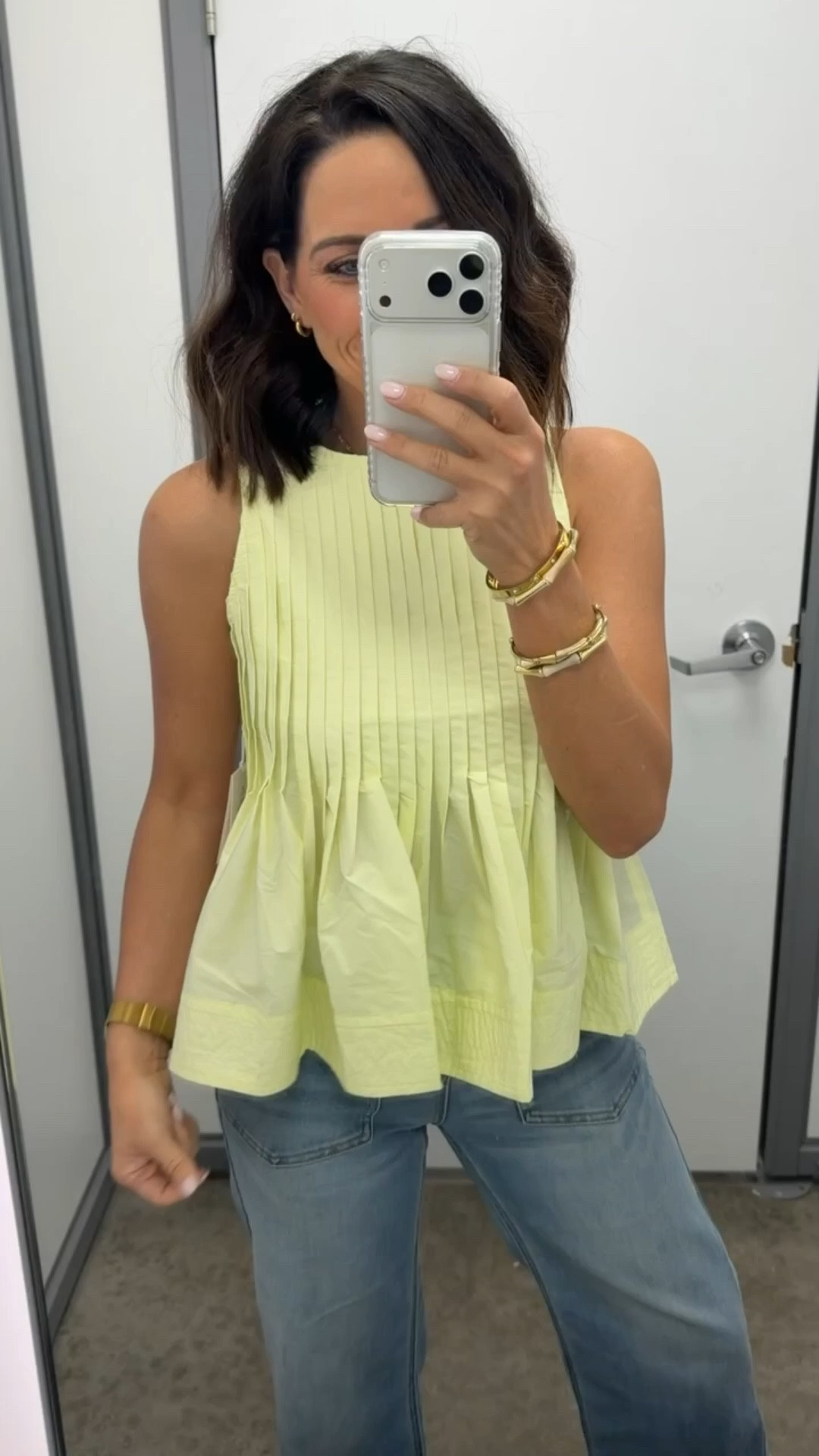 Such a cute top for spring and summer 💛 I love the soft yellow color and the flowy peplum style—it’s so flattering and easy to wear with jeans, shorts, or white denim. A great top that instantly brightens up an outfit. Wearing a XS!

Also y’all these are MY fav amazon jeans!! Love the pockets and fit of them! So good!

#ltkstyle #ltkfinds #springfashion #springtops #casualoutfit #everydaystyle #outfitideas #springoutfits #yellowtop #summerstyle

#LTKPetite #LTKmomlife