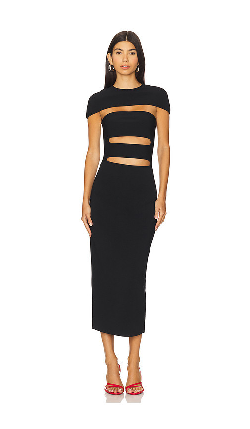 Cult Gaia Rianna Knit Dress in Black. Size S | Revolve Clothing (Global)