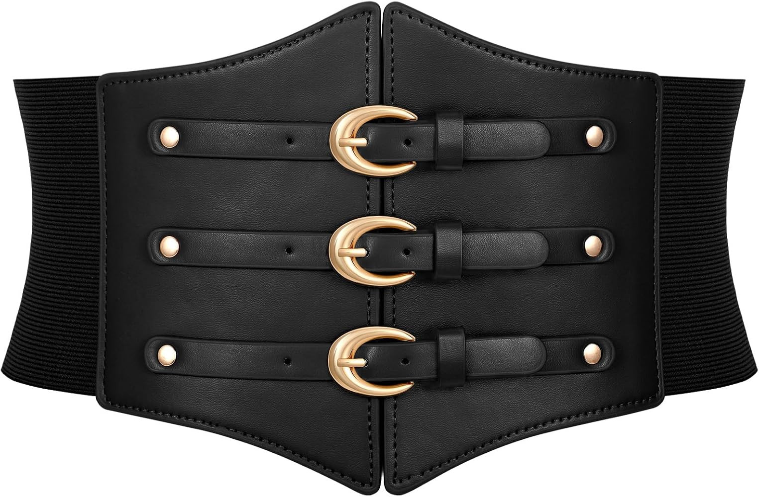 Women Corset Belt Wide Elastic Waist Belt for Cosplay Halloween Costume | Amazon (US)