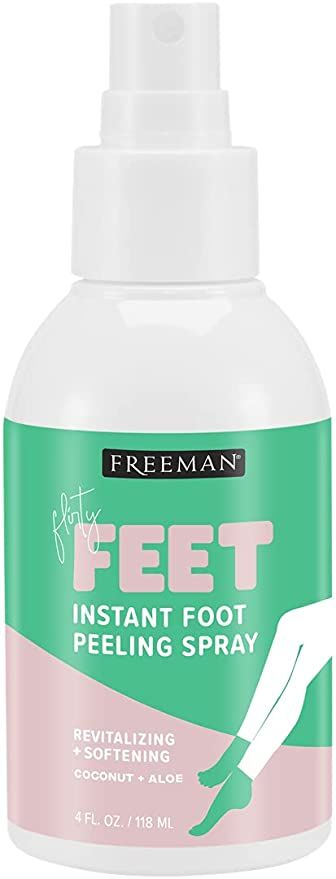 Freeman Flirty Feet Coconut and Aloe Instant Peeling Foot Spray, Revitalizing & Softening, Exfoli... | Amazon (US)