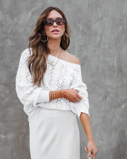 Sand Dollars Sweater -  Ivory | VICI