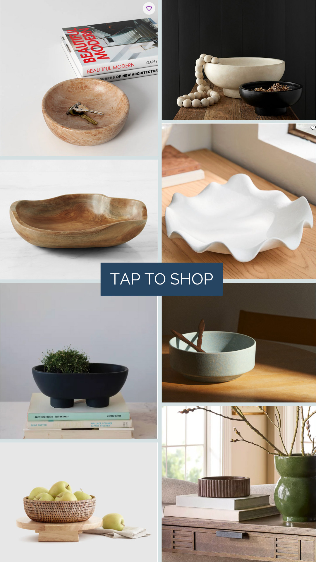 Catch all bowl for any style 

 #LTKSeasonal #LTKHome #LTKFamily