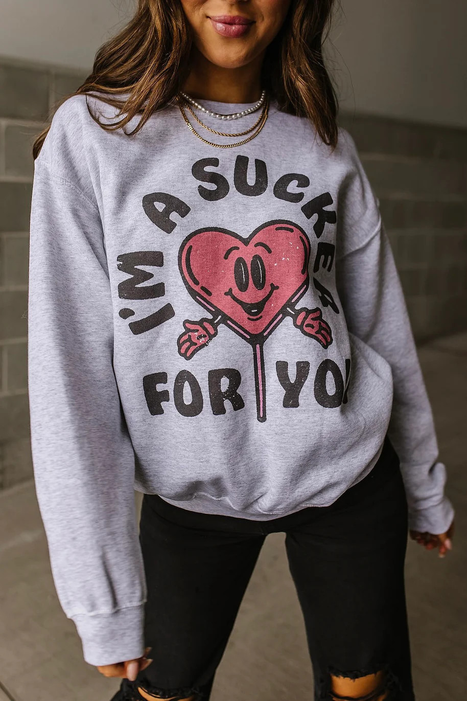 Sucker For You Pullover | Mindy Mae's Market