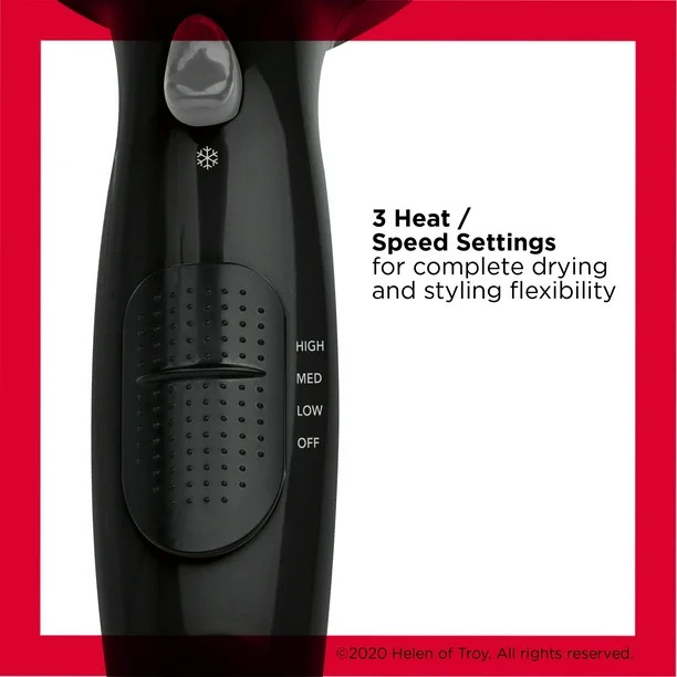 Revlon Quick Dry Lightweight Hair Dryers, Black with Concentrator | Walmart (US)