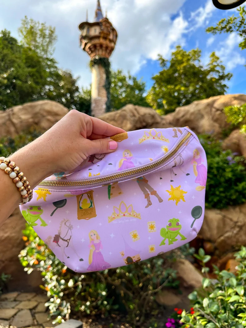 Disney Princess Fanny Packs- Cinderella Fanny Pack Belle Fanny Pack- Moana Fanny Pack- Rapunzel F... | Etsy (US)