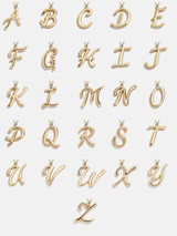 Signature Initial Necklace - Gold | BaubleBar