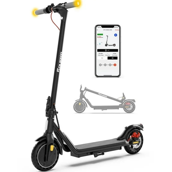 5TH WHEEL W16S 300W Electric Scooter with Turn Signal, 8.5” Solid Tires, 18mph & 12Miles Range,... | Walmart (US)