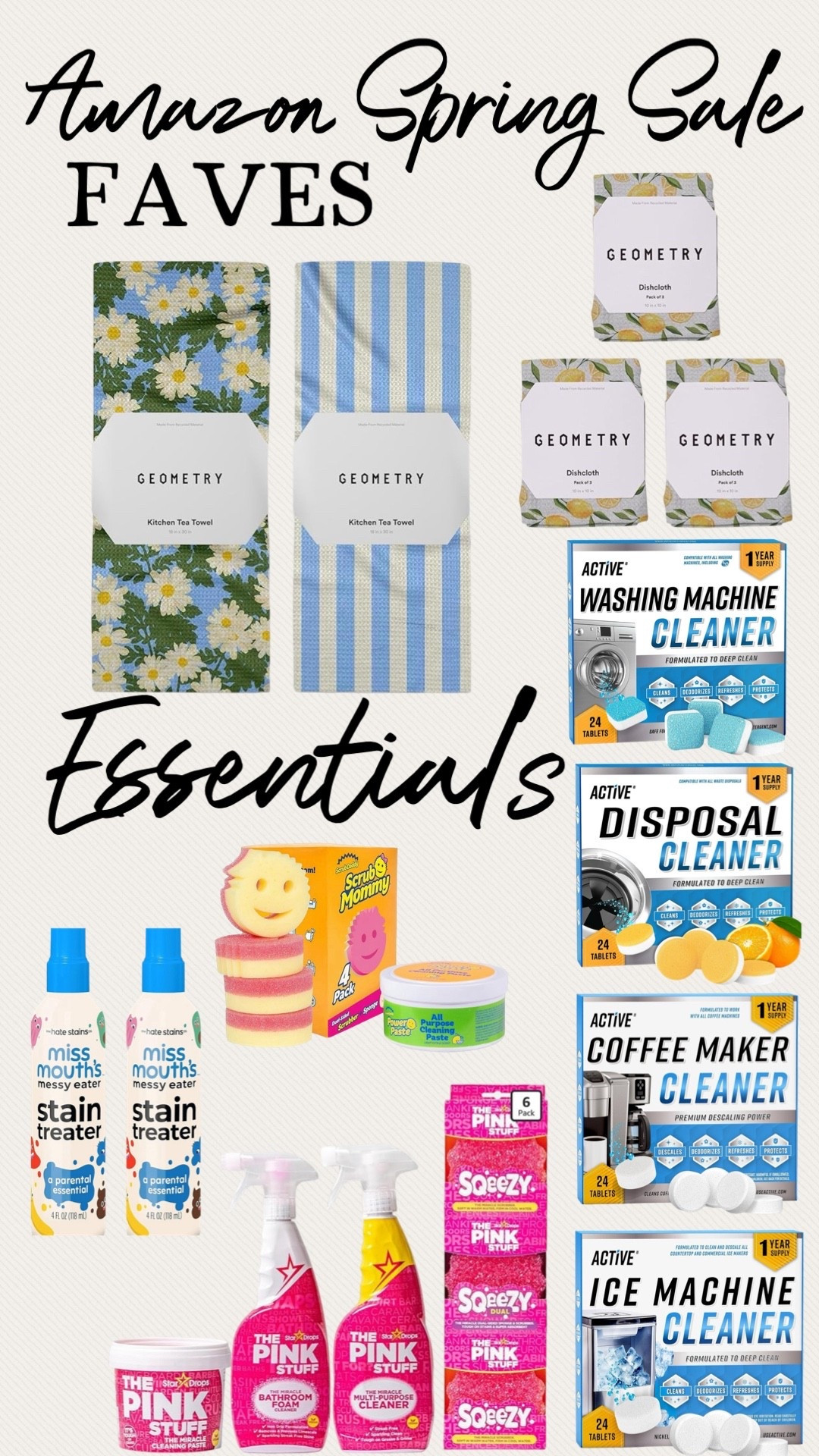 Household essentials-part of Amazon spring sale!
.


#LTKdayinmylife #LTKSaleAlert #LTKHome