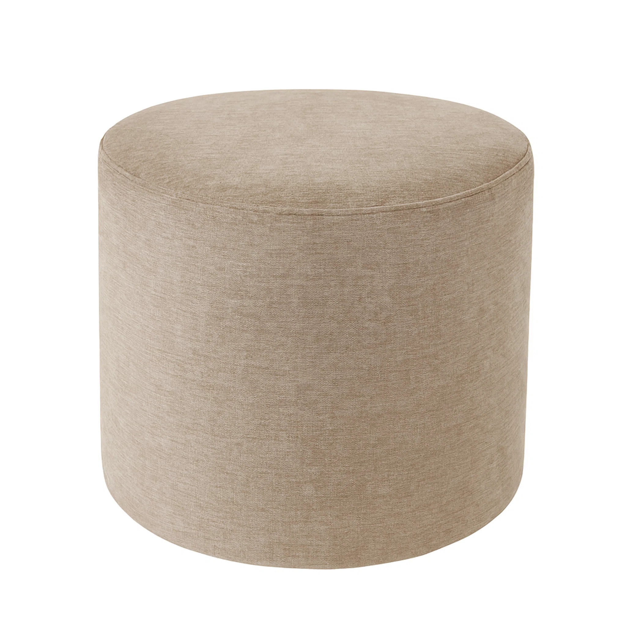 Crescendo 19" Wide Round Pouf Ottoman | Wayfair North America
