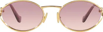 54mm Gradient Oval Sunglasses | Nordstrom