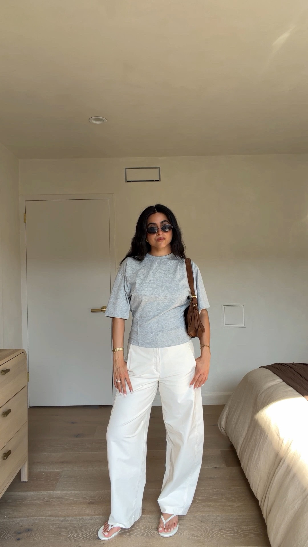 Casual chic white x grey
Pants: small
Tee: small 

#LTKdayinmylife #LTKgrwm