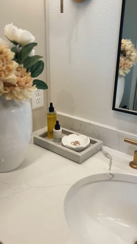 30% off my marble tray from Target with Target Circle, today only! Here’s 3 ways I’ve used my marble tray - in my bathroom and on our console table  

#LTKhome #LTKfindsunder50 #LTKsalealert