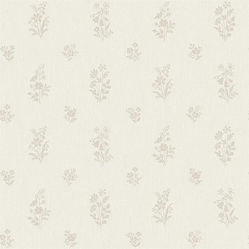 Schumacher Petit Fleurs Modern Natural Floral Wallpaper | Kathy Kuo Home