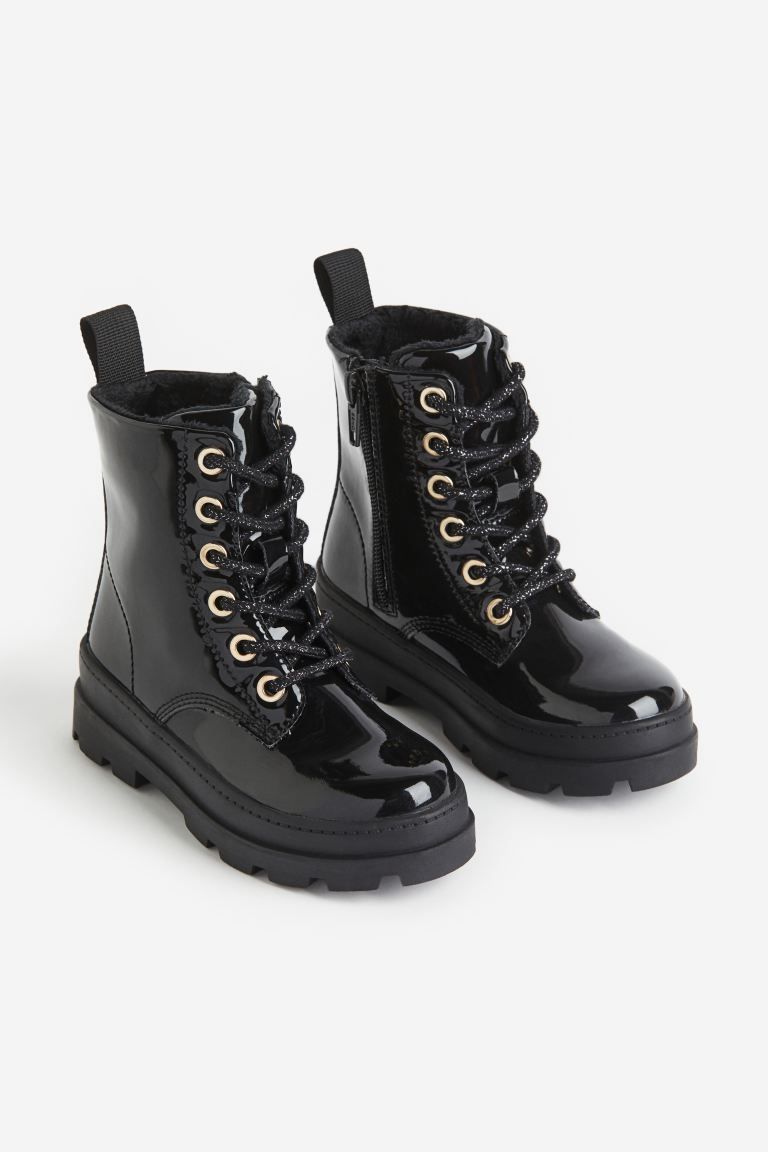 Warm-lined Boots with Laces | H&M (US + CA)