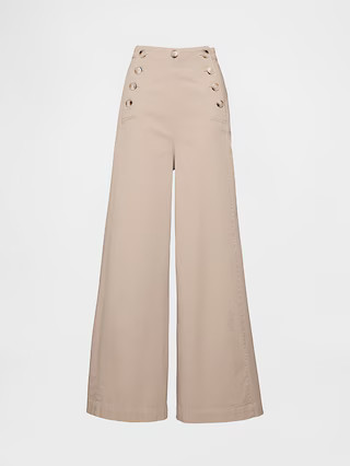 GapStudio High Rise Twill Sailor Pants | Gap (US)