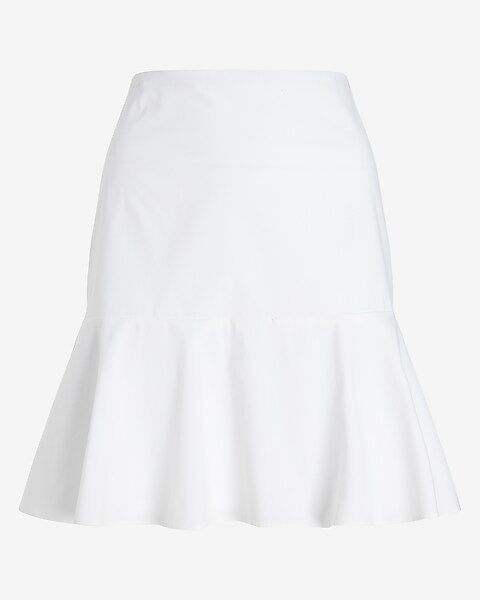 High Waisted Ruffle Mini Skirt | Express