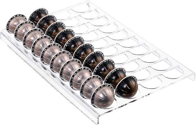 SUMERFLOS Coffee Pod Holder Storage Tray 15.75"L x 10.23"W Compatible with Vertuoline Capsule, Dr... | Amazon (US)