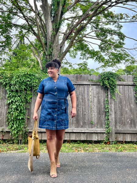 This denim belted utility dress is everything. 

Don’t think twice about it. Just buy it! It’s only $35!

I’m wearing the XXL.

#LTKover40 #LTKmidsize #LTKfindsunder50