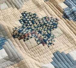 Kellen Patchwork Quilted Sham | Pottery Barn (US)