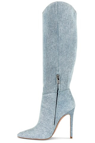 JLO Jennifer Lopez x REVOLVE Rokwood Boot in Light Blue from Revolve.com | Revolve Clothing (Global)