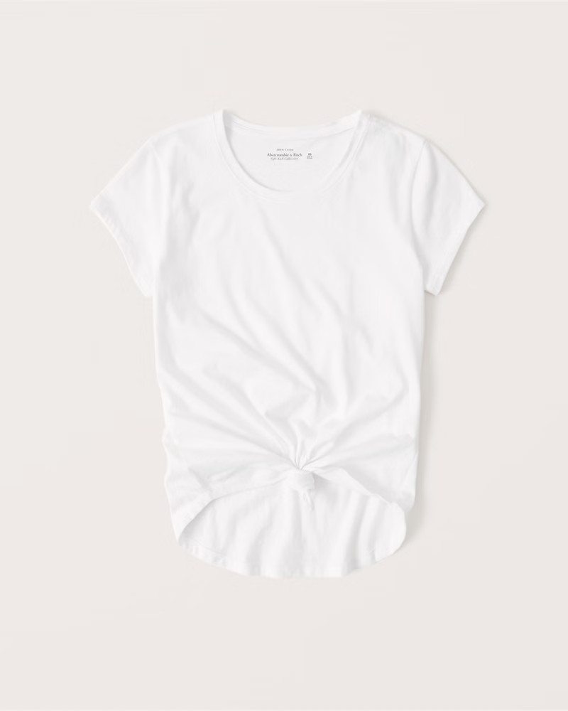 Knotted Crew Tee | Abercrombie & Fitch (US)