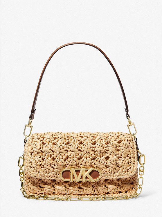 Parker Medium Woven Straw Shoulder Bag | Michael Kors (IT)