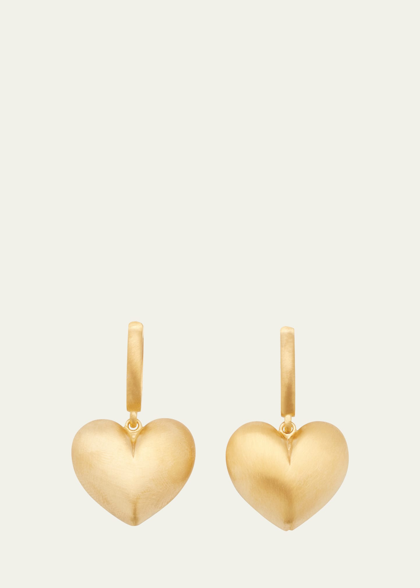 Lauren Rubinski 14K Gold Heart Earrings | Bergdorf Goodman