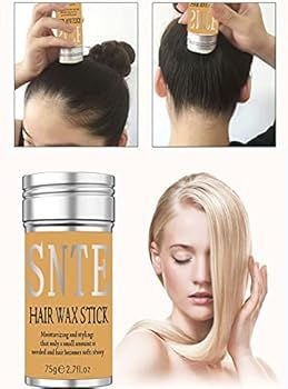 Hair Wax Stick, Wax Stick for Hair Wigs Edge Control Slick Stick Hair Pomade Stick Non-greasy Sty... | Amazon (US)