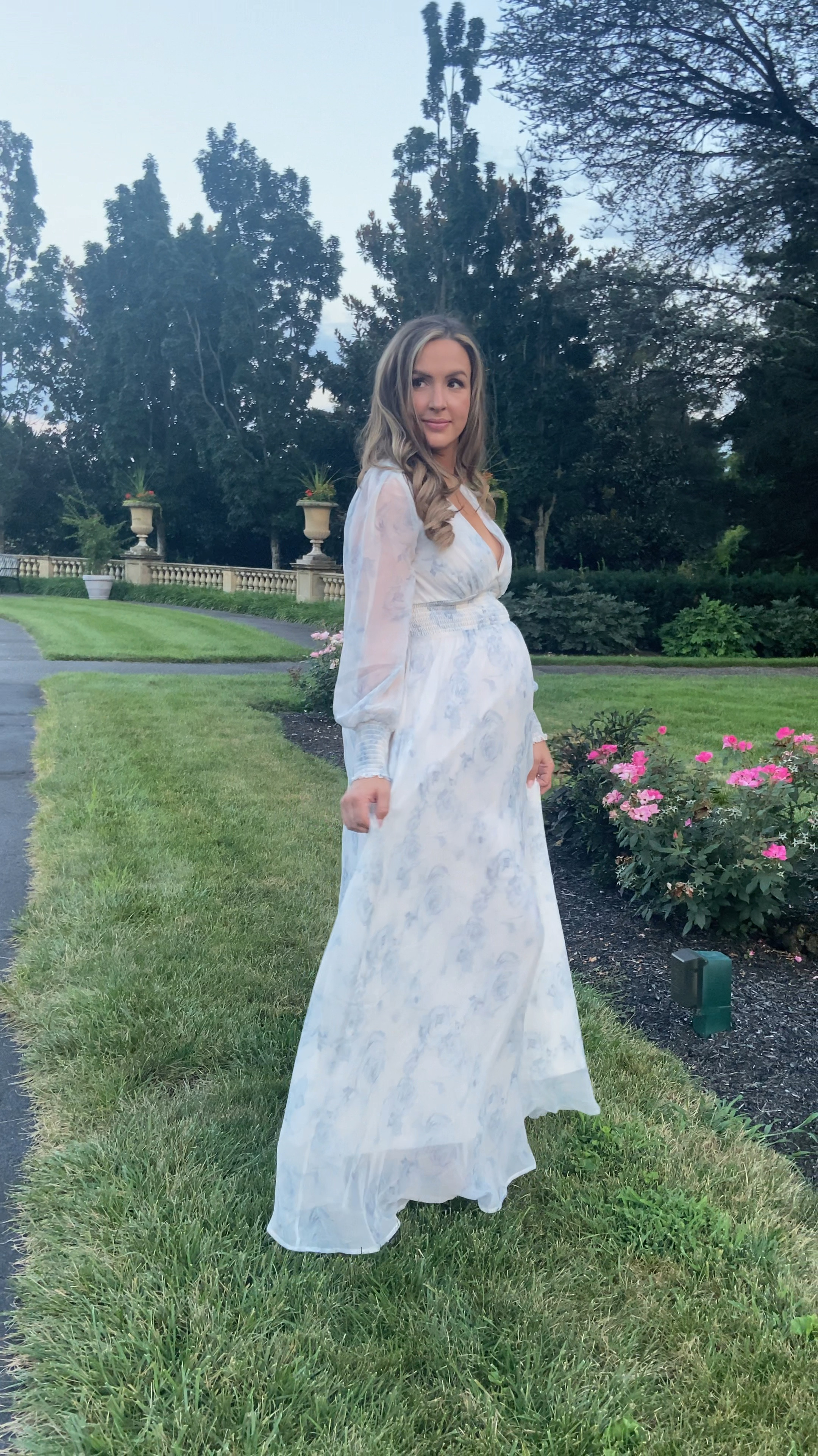 Prettiest floral maxi dress - perfect for maternity photoshoot or baby shower since it’s bump friendly 

#LTKFind #LTKSeasonal #LTKbump