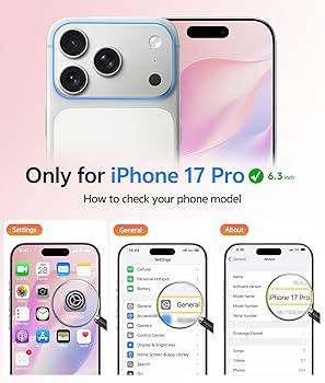 FNTCASE for iPhone 17 Pro Case: [Compatible with Magsafe] Translucent Matte Cases with [Full Came... | Amazon (US)