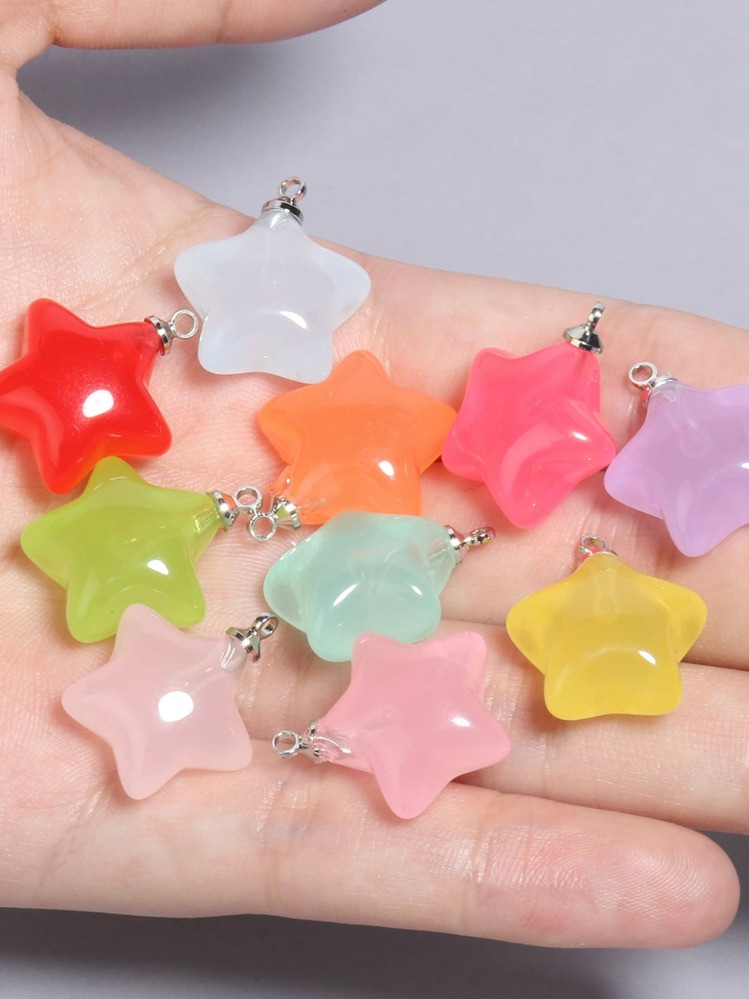 10pcs Random Star DIY Pendant | SHEIN