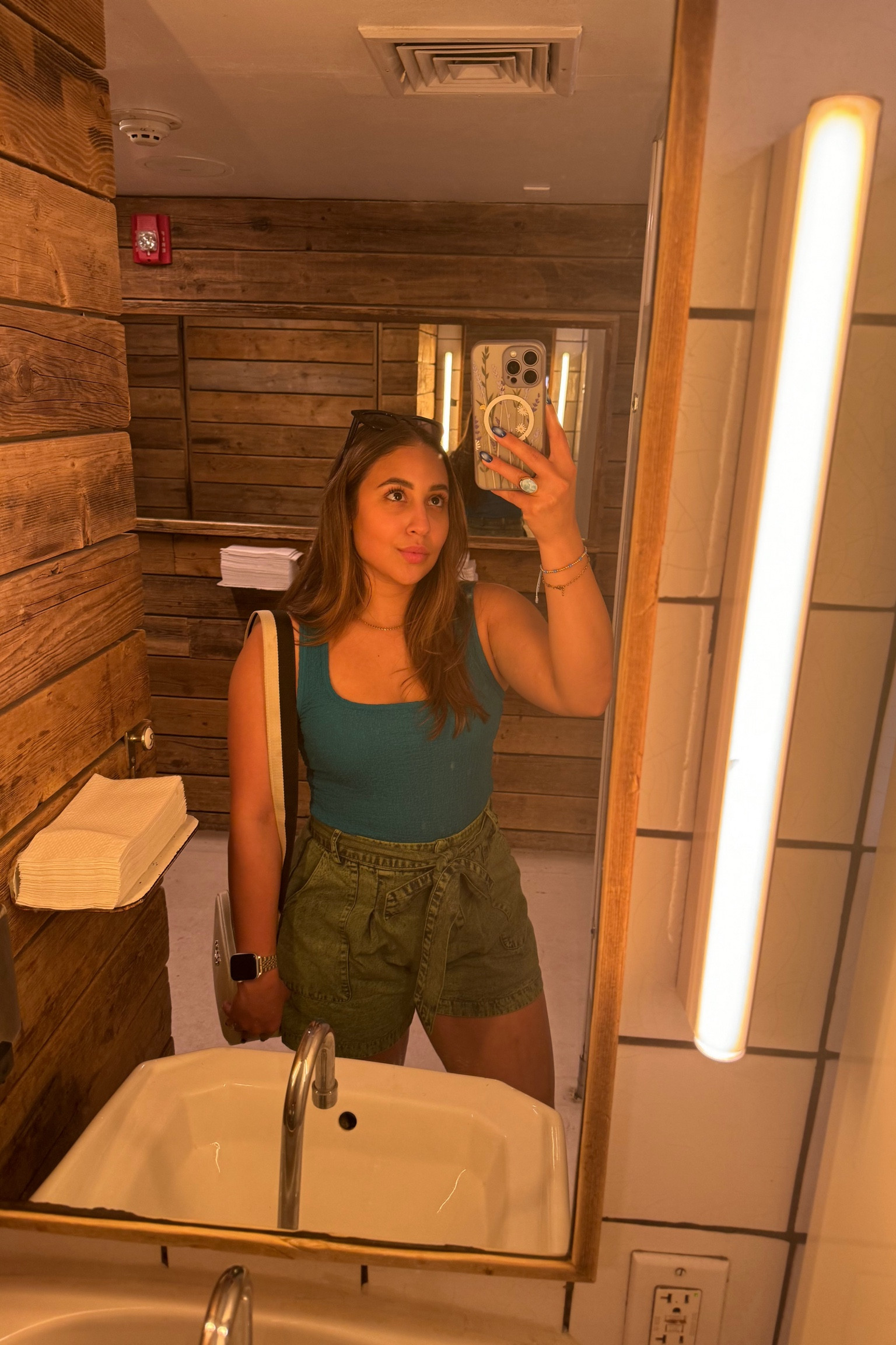 Halter top with a beautiful blue 💙 
VICI shorts 


#LTKSeasonal #LTKStyleTip #LTKSaleAlert