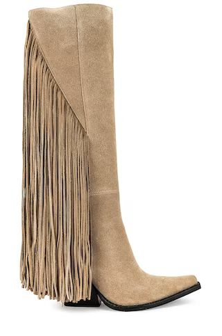 Jeffrey Campbell Cattle Boot in Beige Suede from Revolve.com | Revolve Clothing (Global)